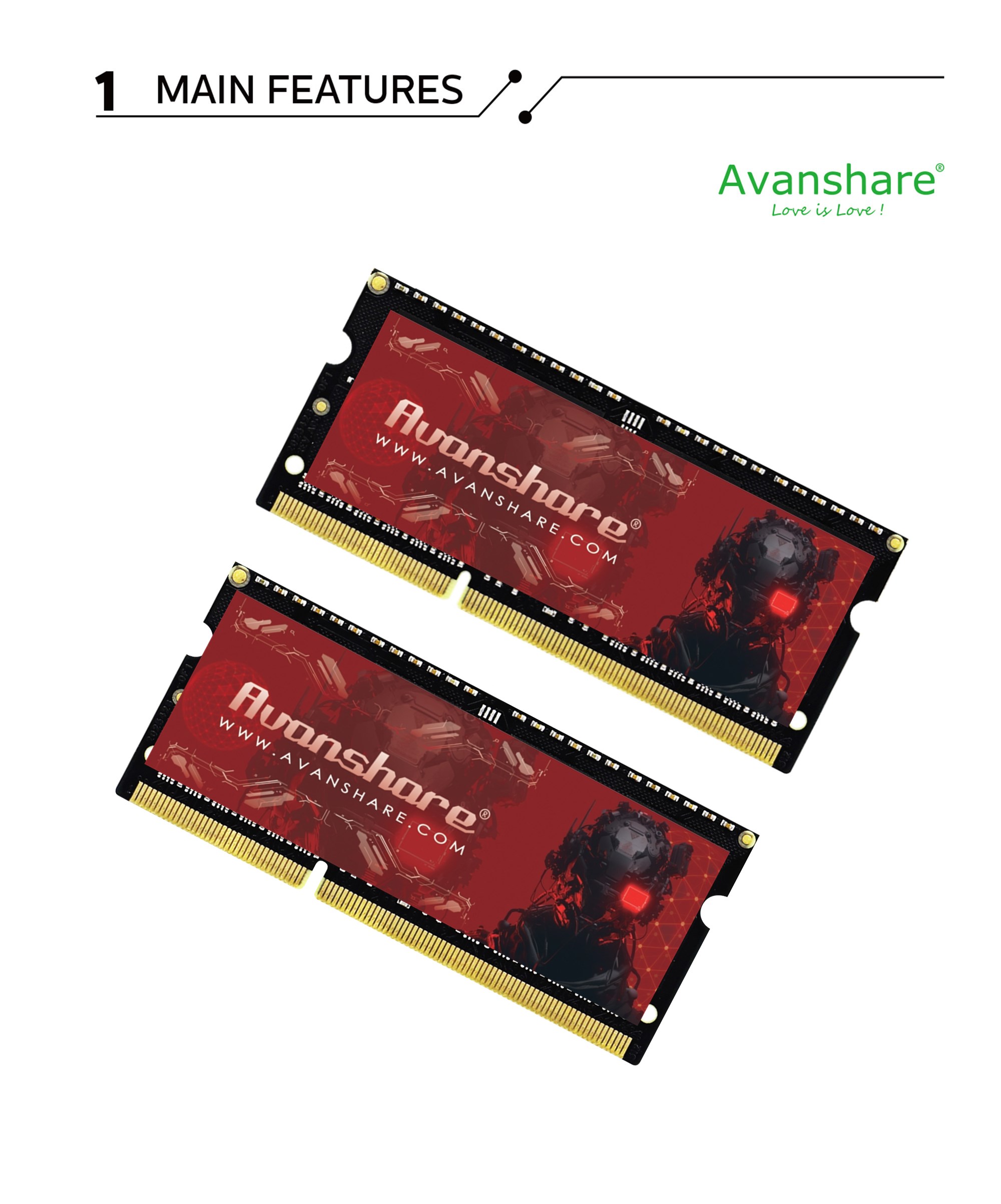 Ddr4 3200 16Gb - Avanshare RAM-Speicher DDR5 DDR4 DDR3 DDR3L