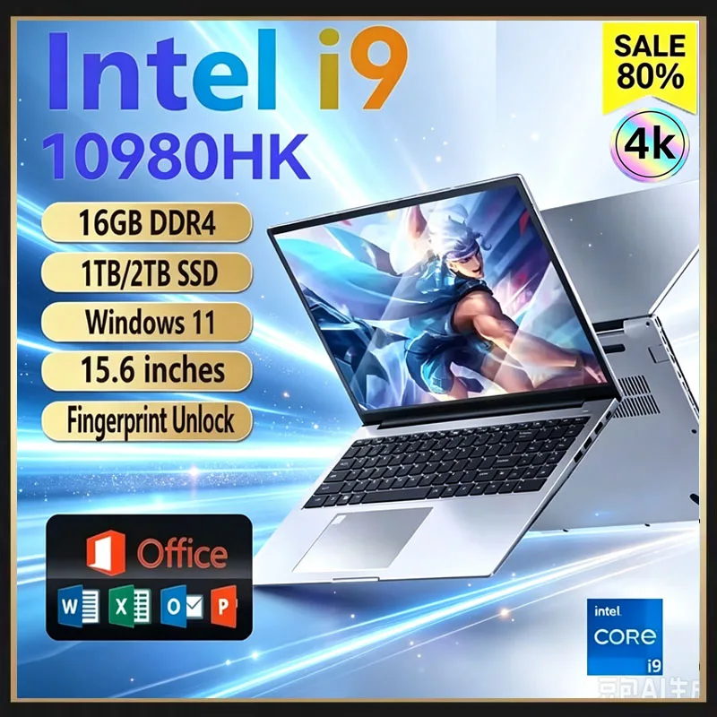 Ddr4 16Gb - 15,6-Zoll-tragbarer Laptop Intel Core I9 10980HK