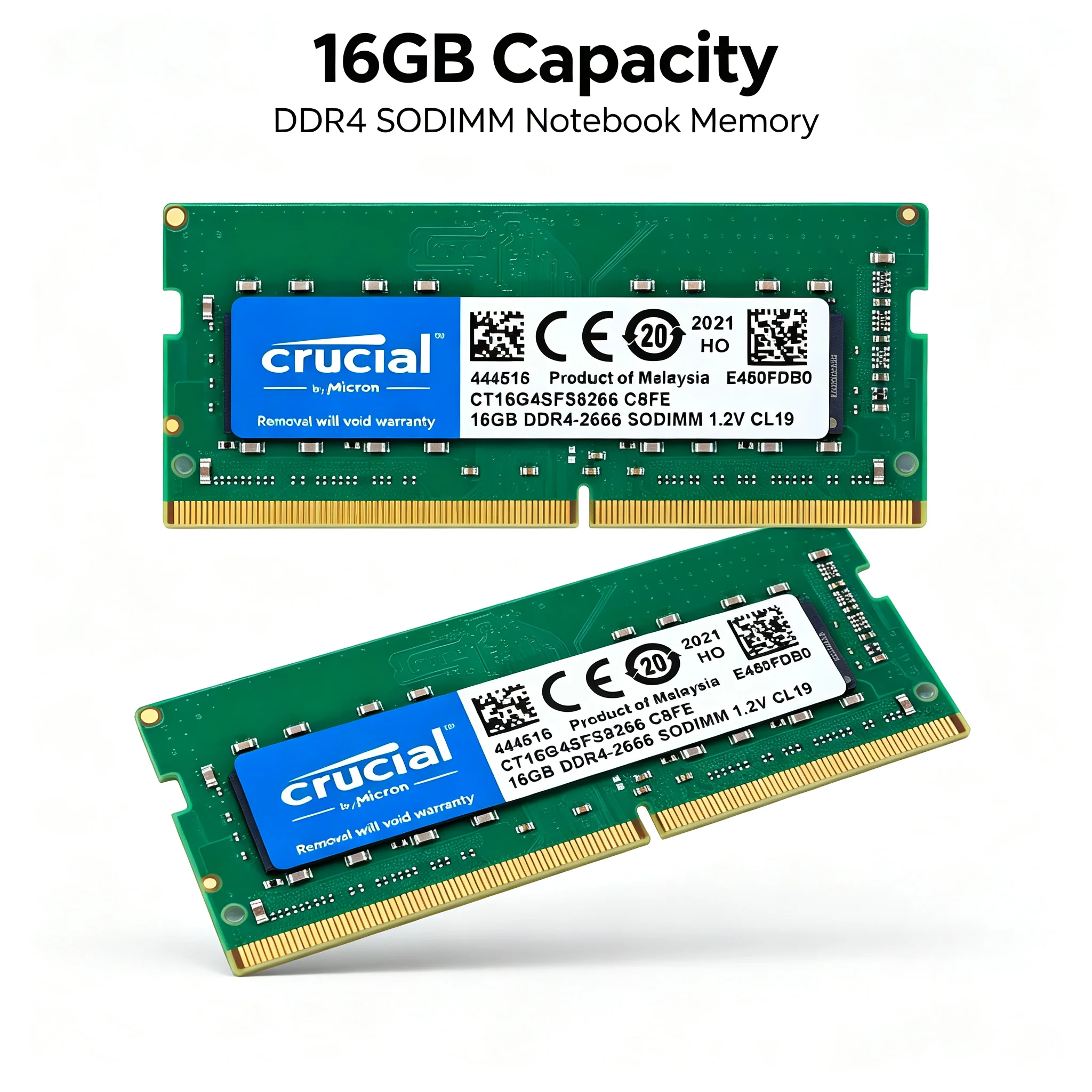 Crucial 1PCS/2PCS DDR4 Laptop  – Ddr4 3200 16Gb Bewertung und Preis