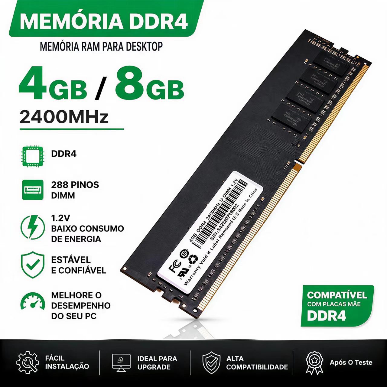 DDR4 RAM 4GB 8GB 2400MHz Deskt – Ddr4 3200 16Gb Bewertung und Preis