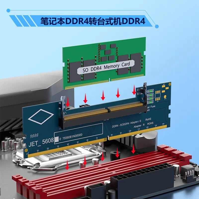 DDR3 DDR4 DDR5 SO-DIMM zu UDIM – Ddr4 Desktop Ram Bewertung und Preis